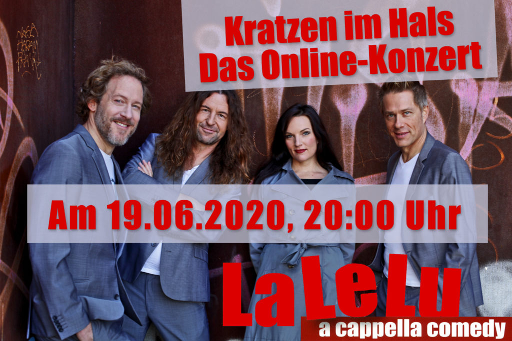 LaLeLu a cappella comedy Online-Live-Konzert am 19.06.2020 um 20:00 Uhr