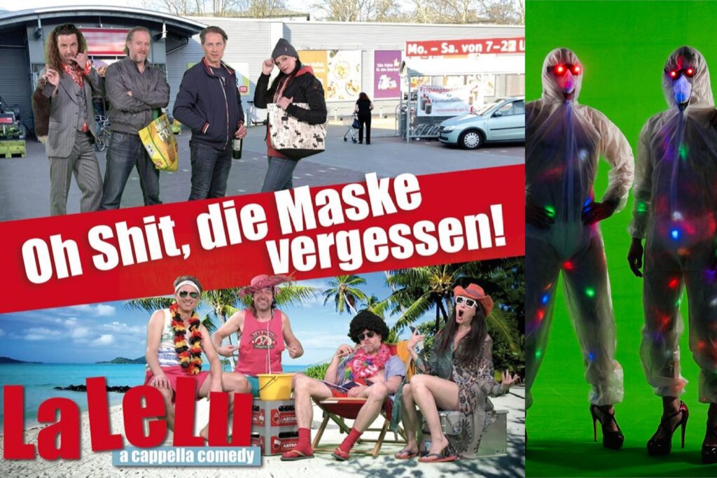 LaLeLu a cappella comedy "Oh Shit, die Maske vergessen"
