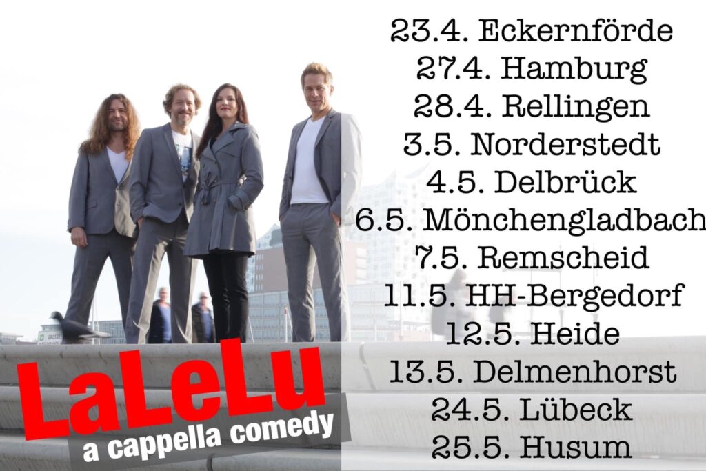 LaLeLu a cappella unplugged. Musik pur. Das Elbphilharmonieprogramm.
